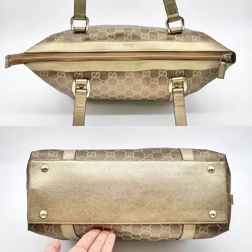 🍓GUCCI Canvas Shoulder Bag